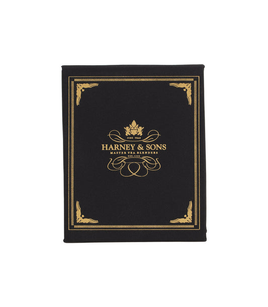 Harney Heritage ā Herbal & Decaf Teabag Sampler Black Box