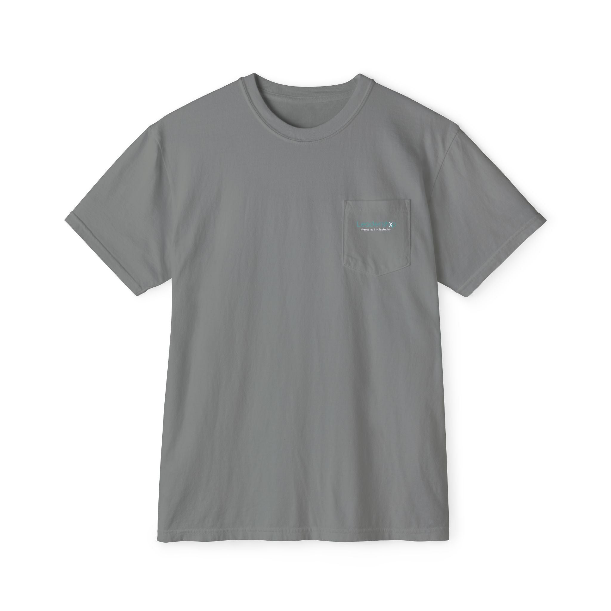 Pocket T-Shirt — Minimal Subtle Logo Garment-Dyed Tee