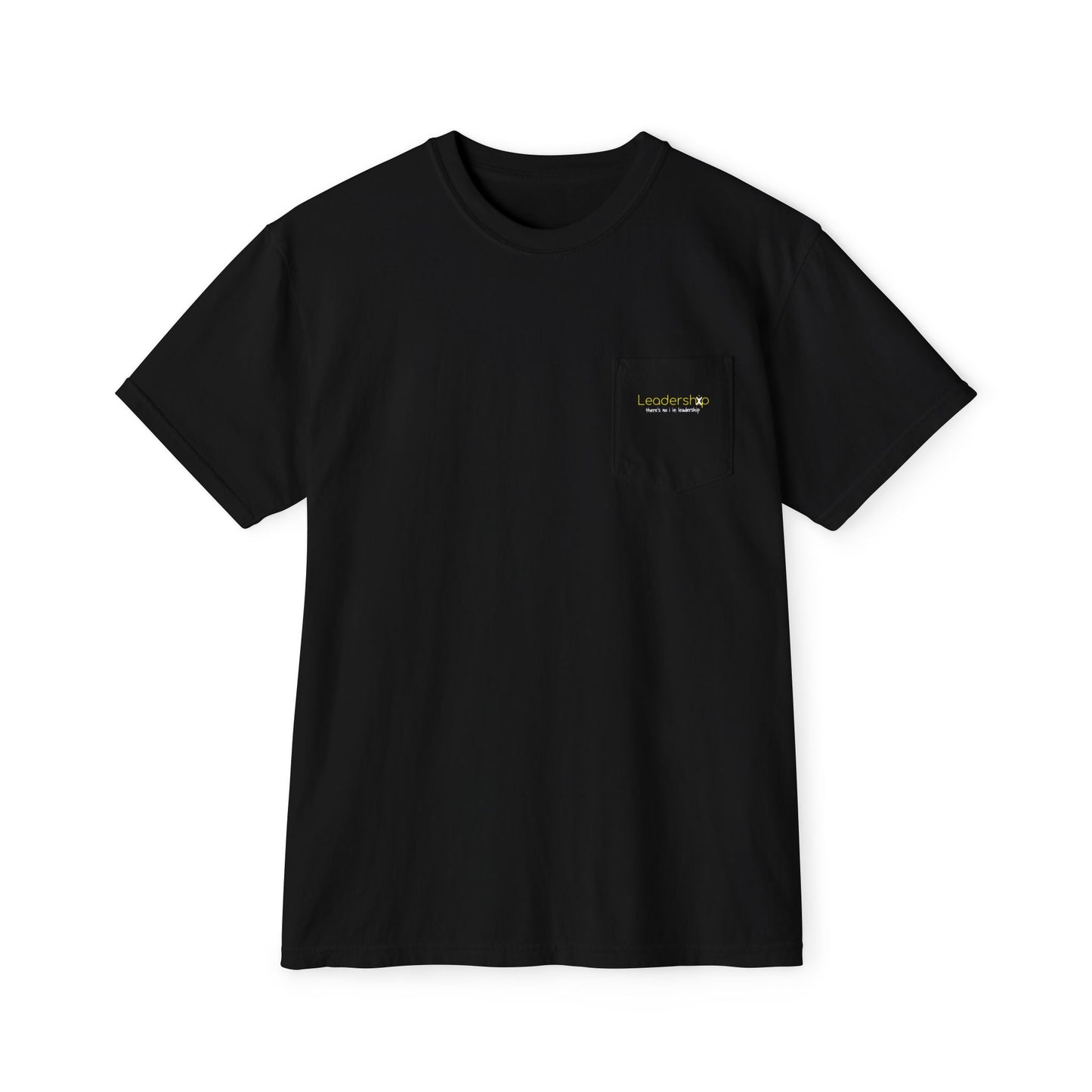 Pocket T-Shirt — Minimal Garment-Dyed Tee with Subtle Chest Logo