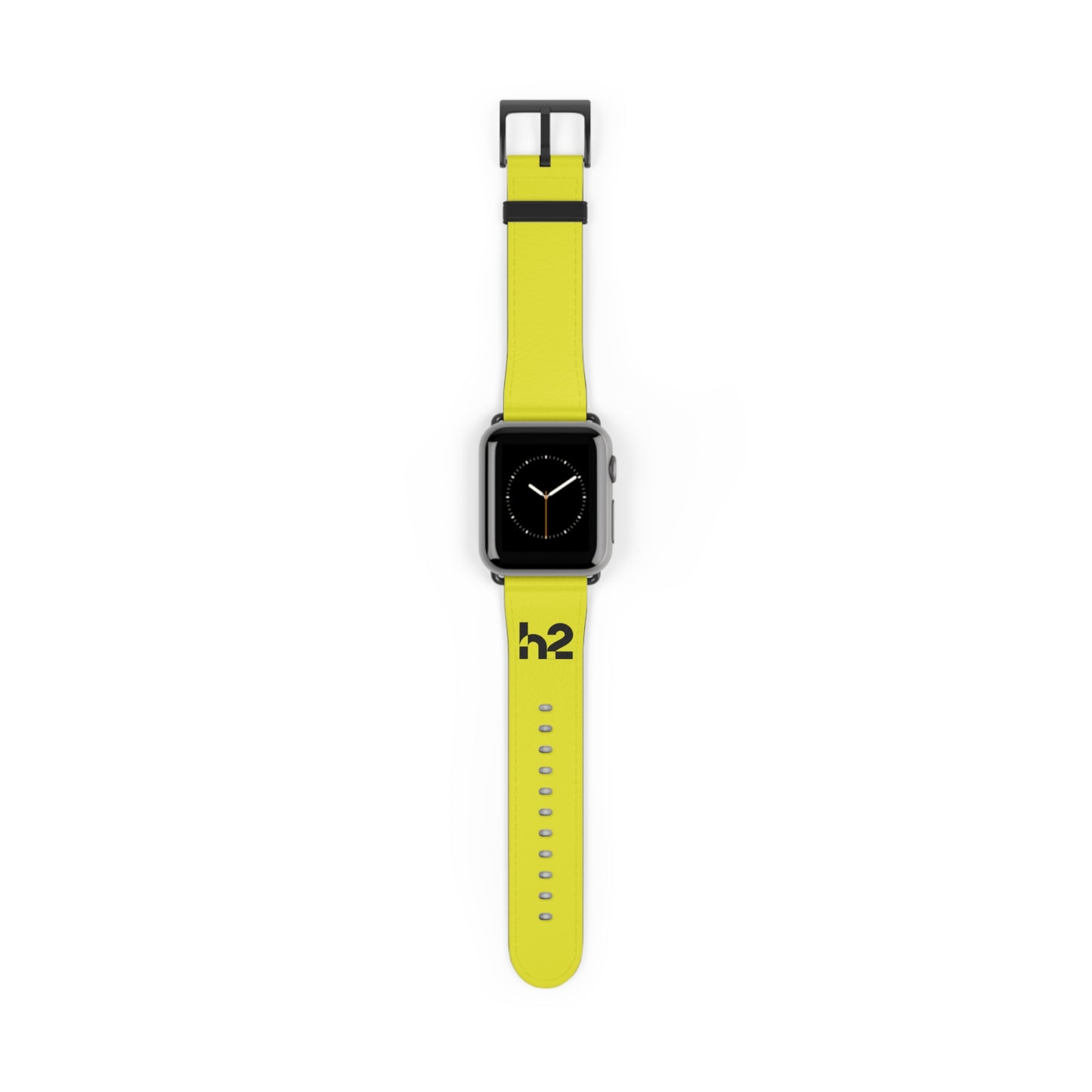 Neon Yellow h2 Silicone Watch Band – Sport Apple Watch Strap