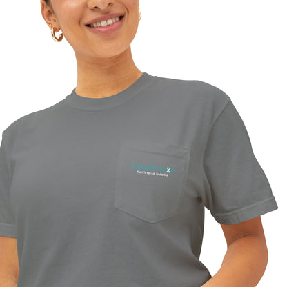 Pocket T-Shirt — Minimal Subtle Logo Garment-Dyed Tee