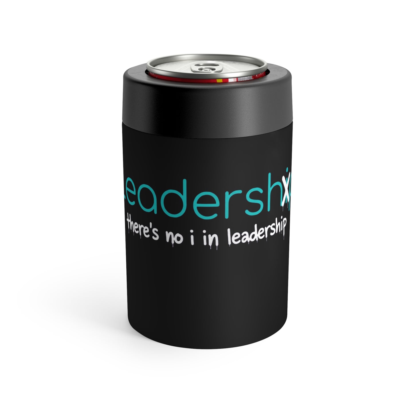 Leadership Can Holder – "There's No I in Leadership" Slim Can Cooler