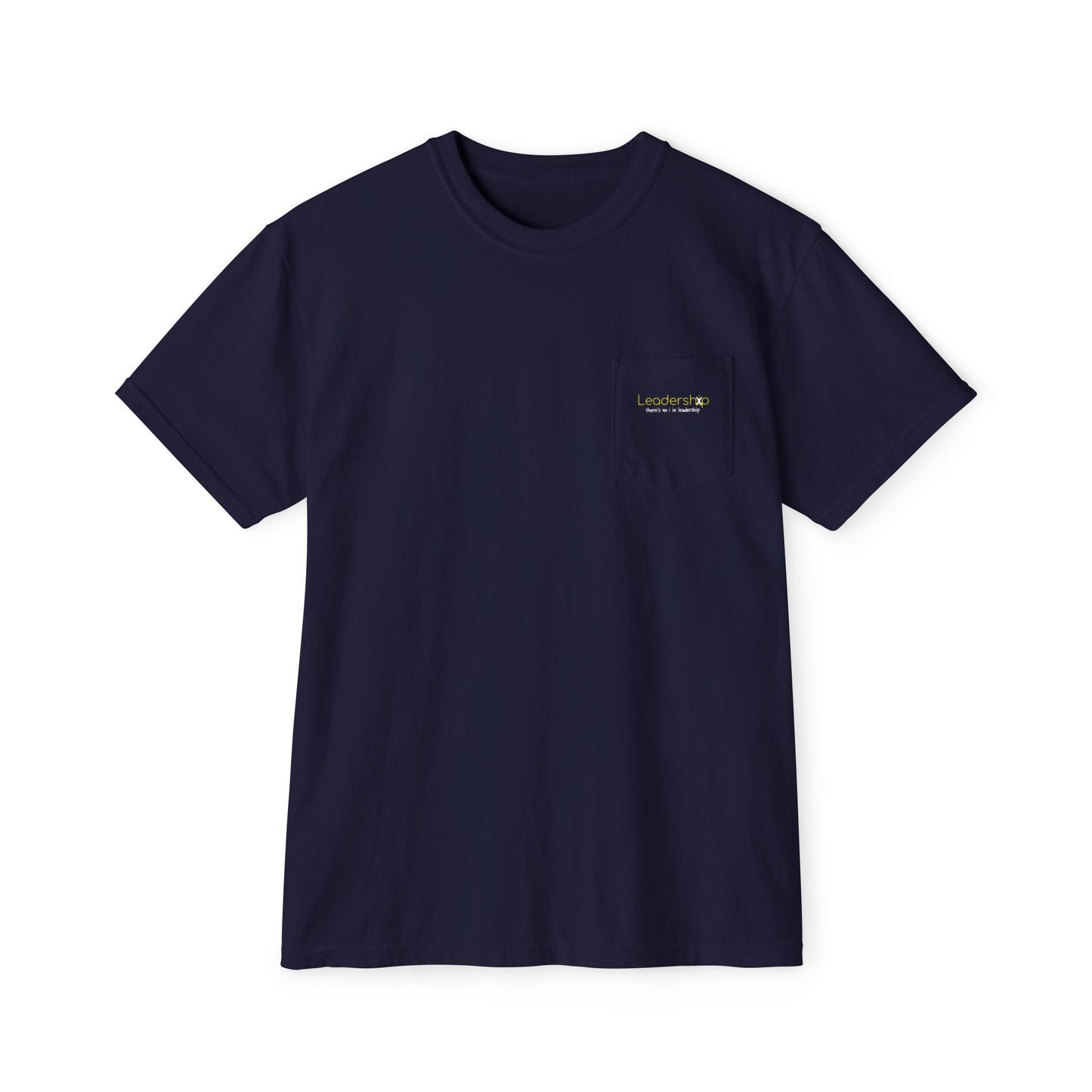 Pocket T-Shirt — Minimal Garment-Dyed Tee with Subtle Chest Logo