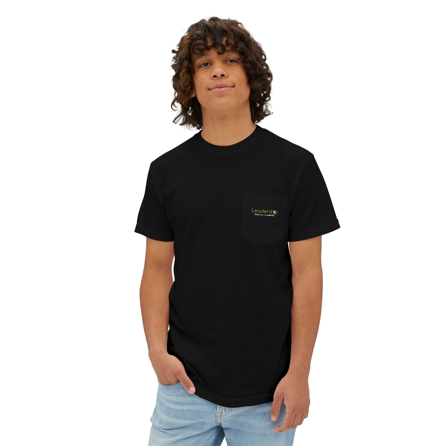 Pocket T-Shirt — Minimal Garment-Dyed Tee with Subtle Chest Logo