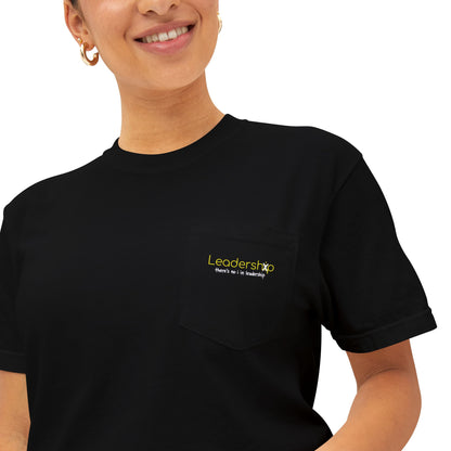 Pocket T-Shirt — Minimal Garment-Dyed Tee with Subtle Chest Logo