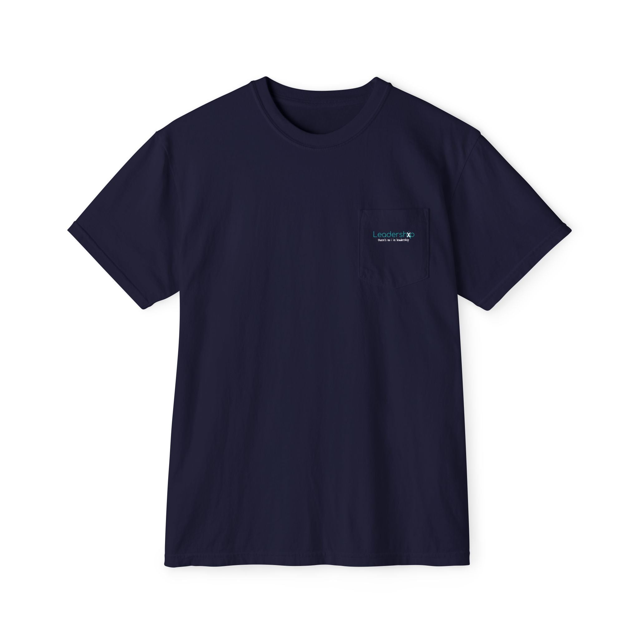 Pocket T-Shirt — Minimal Subtle Logo Garment-Dyed Tee