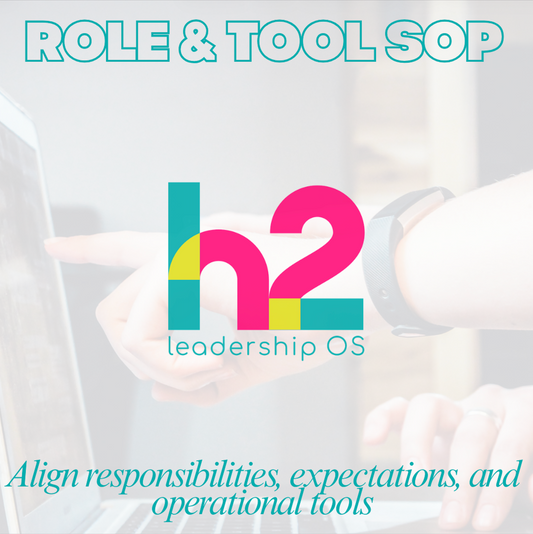 H2 Roles, Processes, Tools SOP system